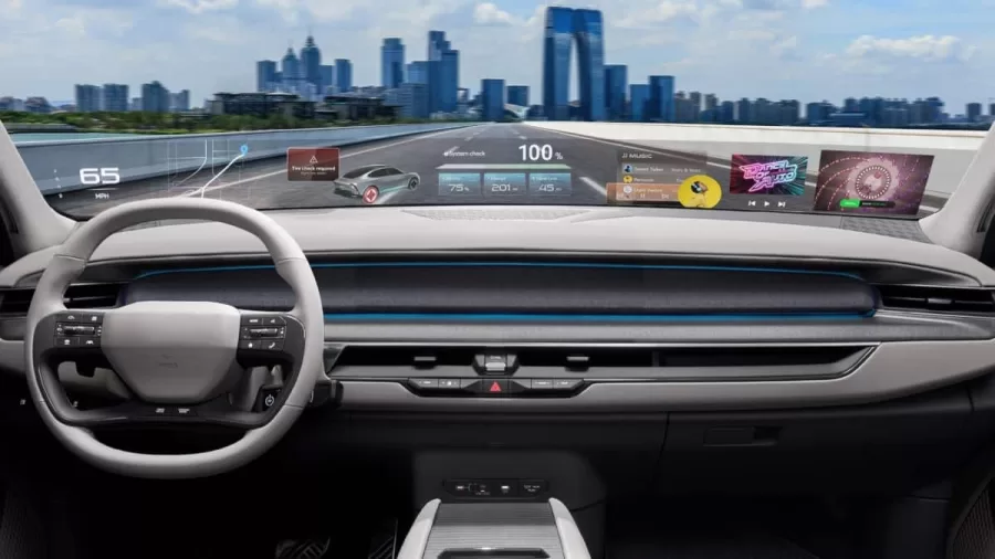 Hyundai desenvolve head-up display holográfico de grande escala para para-brisas