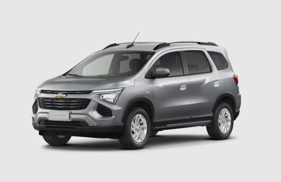 Ficha técnica da Chevrolet Spin LTZ 1.8 AT 2025; preço e desempenho da minivan de 7 lugares para levar toda a família